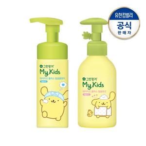 마이키즈 플러스 폼폼푸린 얼굴클렌저160ml+얼굴로션160ml