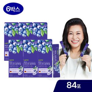 ♥6박스♥락티브 오은영 100% 유기농 NFC 블루베리즙 총 84포