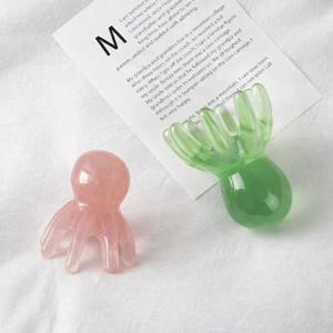 영롱한 문어 괄사 마사지기 두피 마사지 승모근 바디 몸 관리 경락 지압 마사지 안마 안마기