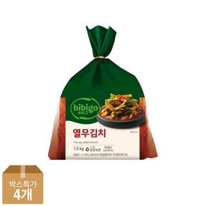 [CJ]비비고 열무김치 1.5kg x4개 주문생산 국내산김치