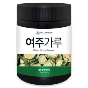 [헬로우그린] 국산 햇 여주 분말 가루 240g(통) 대용량 건여주 고과