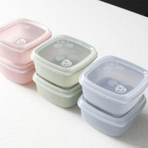 키친아이템 실리콘 소분 용기 2p 냉동밥 보관 전자렌지 밥용기