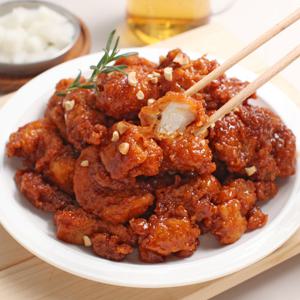 기영이숯불두마리치킨 옛날식 닭강정 500g 2팩