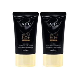 AHC 마스터즈 아쿠아 리치 선크림 대용량 썬크림 60ml 2개