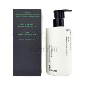이니스프리 아일 넘버 바디 앤 핸드 워시 [그린티에썽스] 300mL