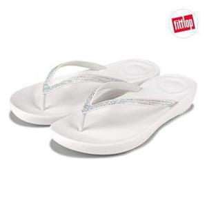 26SS 핏플랍 아이쿠션 스파클 에고노믹 플립플랍 여성 쪼리 슬리퍼 어반 화이트 R08-194
