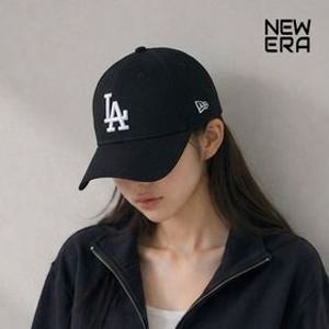 뉴에라 MLB 모자 리그 에센셜 LA 다저스 볼캡 블랙/화이트 11405493