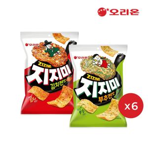 지지미 부추전맛 58g 6개 + 지지미 김치전맛 58g 6개