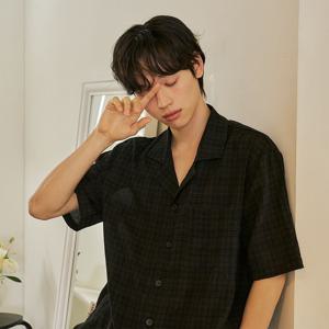 밀라 반팔 남성페어 블랙 (40수)