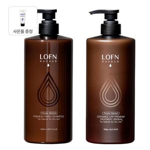 리뉴얼 패밀리 샴푸 트리트먼트 세트 플라워마켓 1000g 총2개