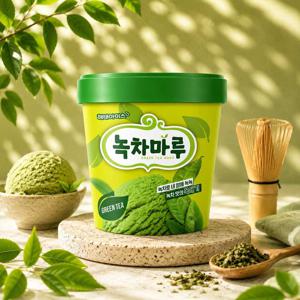 녹차마루 카톤 파인트 6개