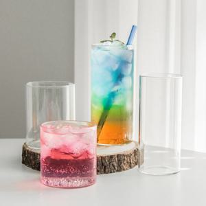 홈카페 심플 일자 내열 하이볼 유리컵 A타입 230ml