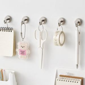 5SET 마그네틱 후크 고리 초강력 자석 냉장고 현관문 마스크 열쇠 홀더 다용도 소품 걸이