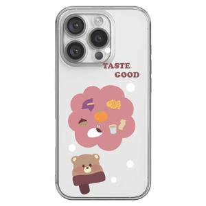 겨울 간식 상상 곰돌이 투명 TPU 갤럭시 아이폰 전기종 폰케이스