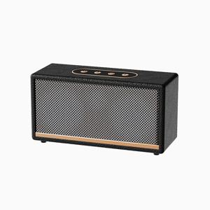 BTS-65 레더 패브릭 빈티지 우드 테이블 블루투스 스피커 감성 오디오