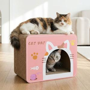 냥이데이 스크래쳐 숨숨 하우스