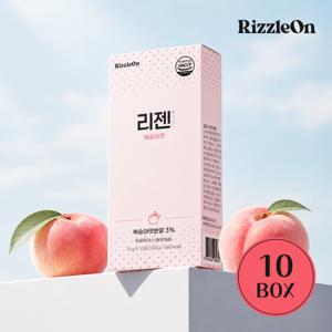 리젠 복숭아맛 (10g*10포)*10박스