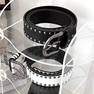 캐주얼 여성가죽벨트 엔틱 스터드 패션 허리띠