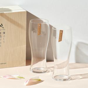HS 우수라이 맥주잔 395ml 선물세트 2P 도요사사키