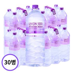 유니온 천년알칼리수 2Lx30개 생수 샘물