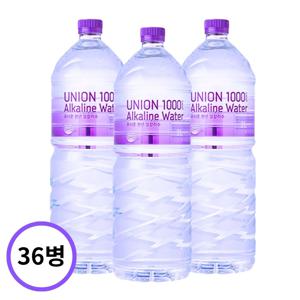 유니온 천년알칼리수 2Lx36개 생수 샘물