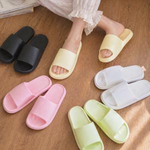 귀여운 마카롱 실내화 슬리퍼 푹신한 사무실 저소음 키높이 신발 5color