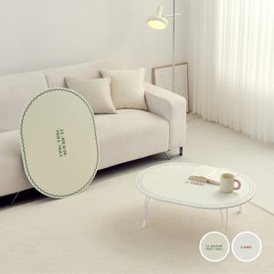 르봉프렌치 타원 접이식 테이블 W800 2 color