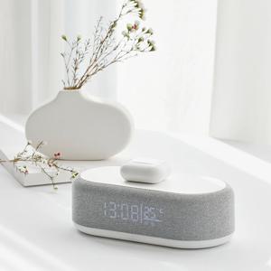 [리퍼] 만렙 LED 무소음 알람 무드등 무선충전 탁상시계