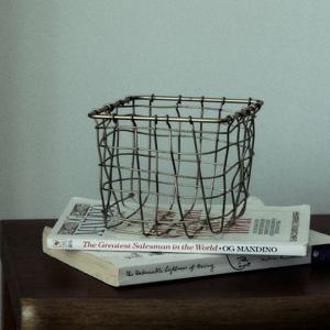 황동 와이어 바스켓 스퀘어 / BRASS WIRE BASKET SQUARE