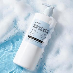 센티베르 콜라겐 락토 대용량 폼클렌징 500ml x 1개 약알칼리 클렌징폼 세안제 폼클렌저