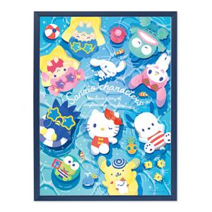 산리오캐릭터즈 호캉스 물놀이 퍼즐 슬림 액자 세트 500P SAN-A05-067