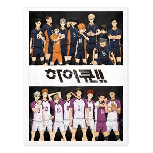 하이큐 3기 카라스노 VS 시라토리자와 퍼즐 슬림 액자 세트 500P DF-H05-077