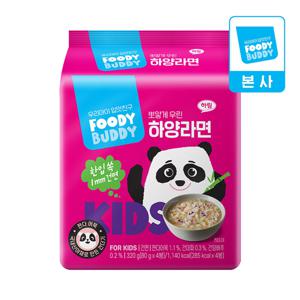 푸디버디 하양라면 멀티 (80g X 4개입) 4봉