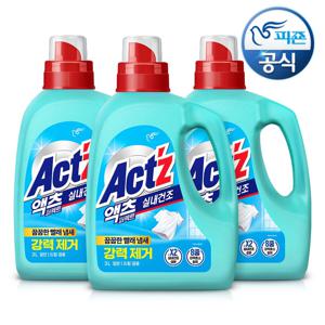 액츠 퍼펙트 실내건조 세탁세제 3L(용기)x3개