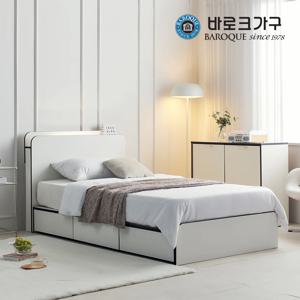 모노 라운드 LED 수납형 엣지라인 침대 SS 매트제외