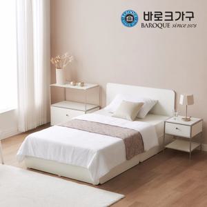 라모 심플 라운드 수납 침대 헤드형 SS 매트제외