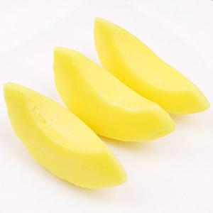 복숭아 통조림 조각 모형 7cm 3개 과일모형 UR