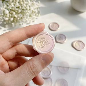 웨딩 청첩장 실링 왁스 스티커 빈티지 다꾸 폰꾸 씰 밀봉 6종 x 3p 세트