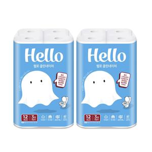 헬로 퓨어 30m 30롤 2팩