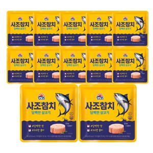 사조 담백한 살코기참치 85g(파우치)*12개