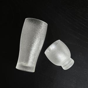 일본 아데리아 컵 유리컵 진눈깨비 글라스 맥주잔 맥주컵