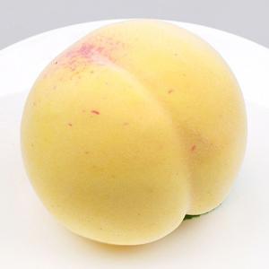 잎사귀 복숭아 모형 황도 8.4cm 과일모형