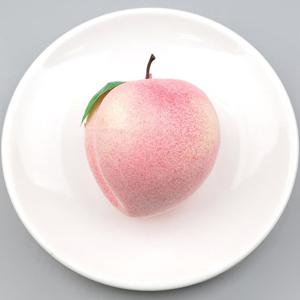 잎사귀 복숭아 모형 7.9cm 과일모형