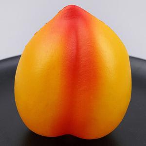 천도 복숭아 모형 레드 줄무니 7.8cm 과일모형
