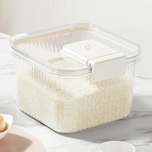 가정용 밀폐 쌀통 5kg 쌀벌레방지 방습 신선 밀폐보관 날짜표시 쌀보관통 잡곡통