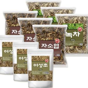 어자녹 어성초 자소엽 녹차 건재 세트 1.1kg*3팩
