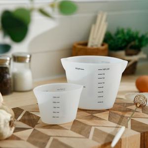 이지푸어 실리콘 계량컵 세트 (125ml+500ml)