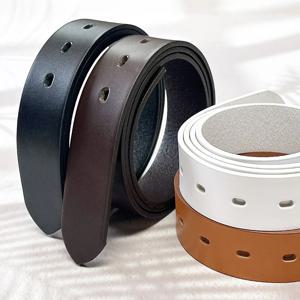 플럼도트 이태리통가죽 폭32mm 골프벨트끈 유공HN09