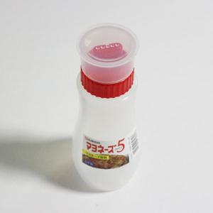 일본 나카야 마요네즈 드레싱포트 380ml (레드) 5구 소스통 케찹통 양념통 K347-1