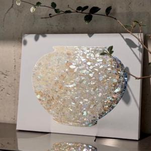 자개 달항아리 캔버스 DIY 키트 빛을 품은 달항아리